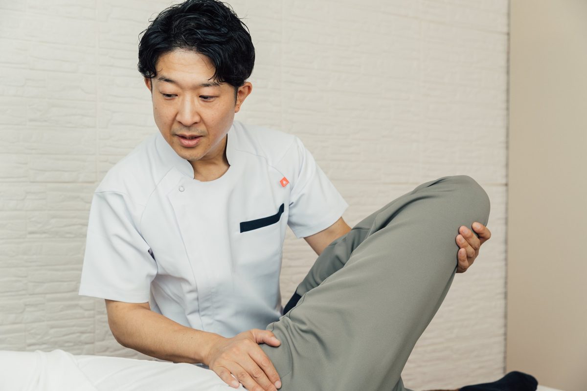 施術の様子